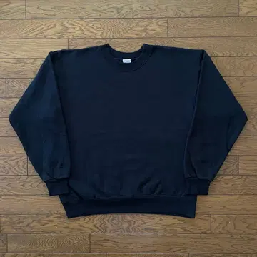 00s Hanes 맨투맨 블랙 무지 M