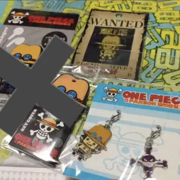 원피스 키링 세트 WANTED 씰 2개 세트