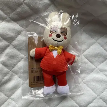 고치 한정판 야나세 토끼 마스코트 키링 호빵맨