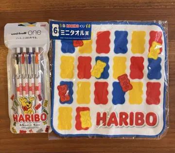 [ 새상품 ] 하리보 미니 타월&볼펜 세트