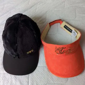 DWD 로고 포함 퍼 & 바이저 세트