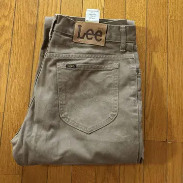 리 LEE 일본제 컬러 데님 팬츠 브라운 W33 플레어 벨 하의 4202