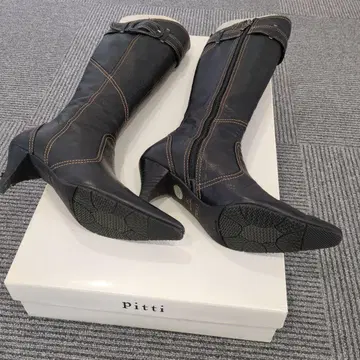 Pitti 다크 브라운 롱 부츠