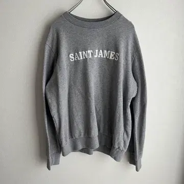 [레어 XL!!] SAINT JAMES 로고 트레이닝복 그레이 남성용