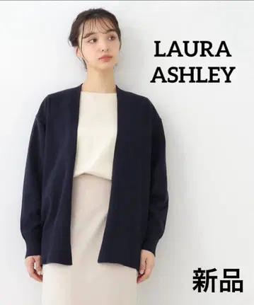 [ 새상품 ] LAURA ASHLEY 코튼 캐시미어 가디건