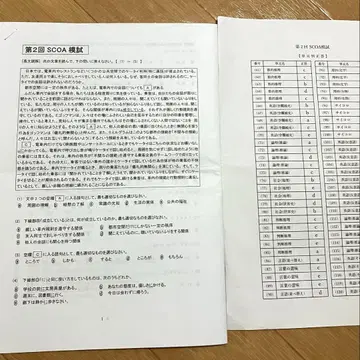 제2회 SCOA 모의고사 문제와 정답 120문(원본)