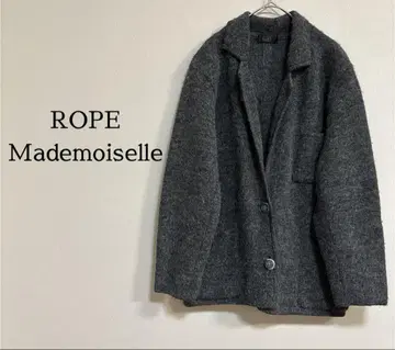 ROPE' mademoiselle 니트 자켓 차콜 그레이