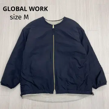GLOBAL WORK 글로벌 워크 2way 보아 블루종 M