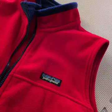 Patagonia 플리스 베스트 L 사이즈 레드