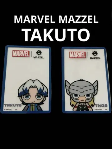 MARVEL MAZZEL 블라인드 클리어 카드 TAKUTO