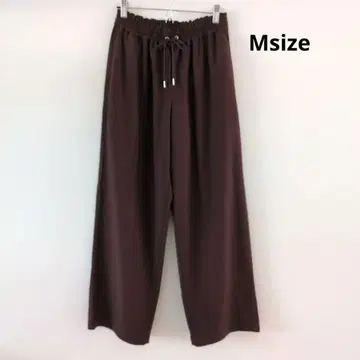 Discort 드레이프감 이지 팬츠 브라운 M 사이즈
