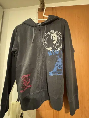 HYSTERIC GLAMOUR 그레이 후드티 사이즈 FREE