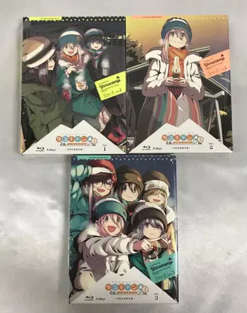 유루캠 SEASON2 초회 생산 한정판 전 3권 세트 Blu-ray