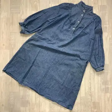 [ M'S LAB ] 일본제 데님 원피스 엠즈라보 nest Robe