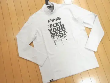 새상품 핑 골프 PIN GOLF 축열 보온 따뜻한 긴팔 하이넥 셔츠/LL
