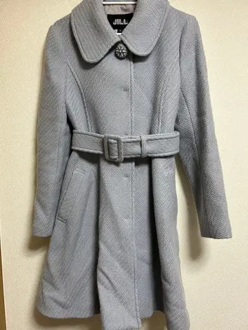 JILLSTUART 블루 롱 코트