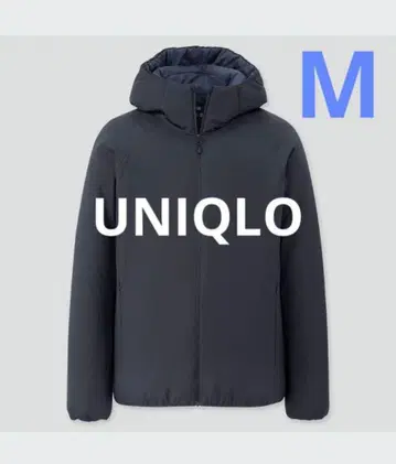 유니클로 라이트 패디드 후드티 (남성용) M