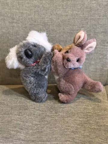 코알라와 캥거루 봉제 인형 세트