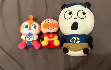 호빵맨 봉제 인형 세트 중 사이즈