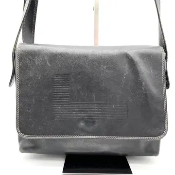Lancel 란셀 천연 가죽 가죽 숄더 80년대 L자 로고