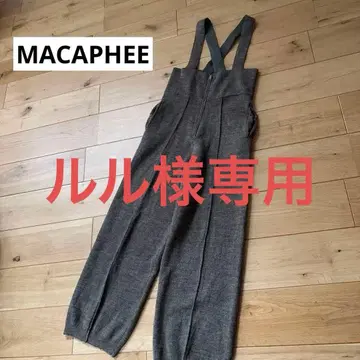 MACPHEE 그레이 니트 살로펫
