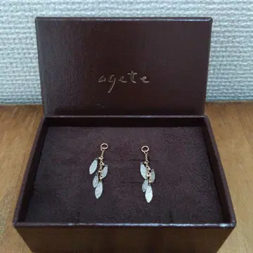 agete 리프형 참 귀걸이