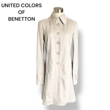 베네통 BENETTON 스텐카라 코트 코튼 40