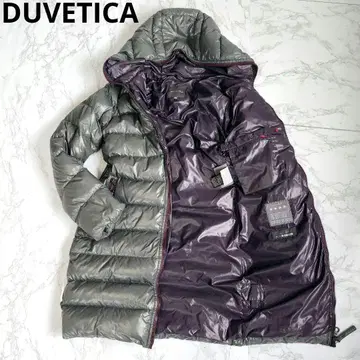 [ 새상품급 고급 ] 듀베티카 다운 자켓 세미롱 후드 M