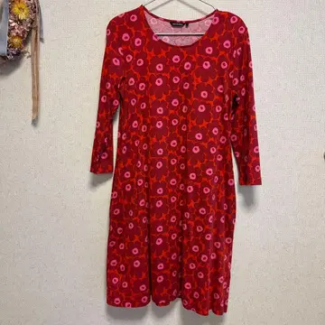 marimekko 플라워 프린트 원피스