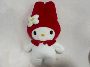 빨간색 마이멜로디 봉제 인형 레트로