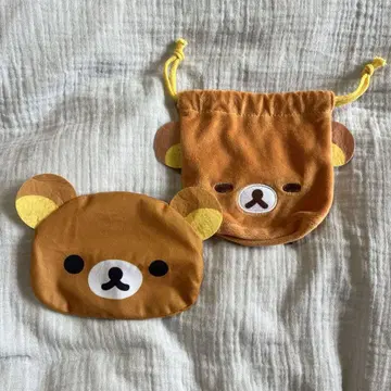 리락쿠마 가챠가챠 파우치 세트