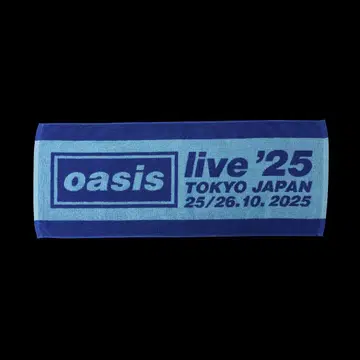 oasis live '25 자카드 페이스 타월 일본 한정판
