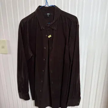 UNIQLO 코듀로이 셔츠 XL 브라운