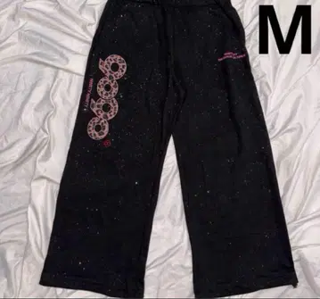 9090 girl OG Logo Glitter Sweat Pants M