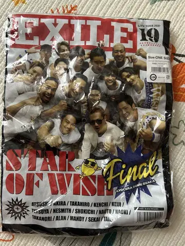 EXILE LIVE TOUR 2018 사진 T셔츠 ONE SIZE