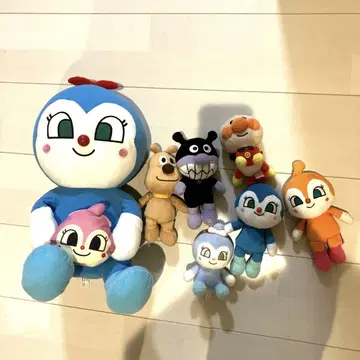 호빵맨 봉제 인형 세트