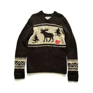 EZRA FITCH 니트 스웨터 아바크롬비&피치 카우 루돌프