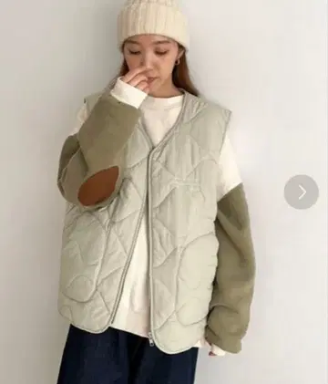 캐널진 레드찹 웍스 퀼팅 베스트