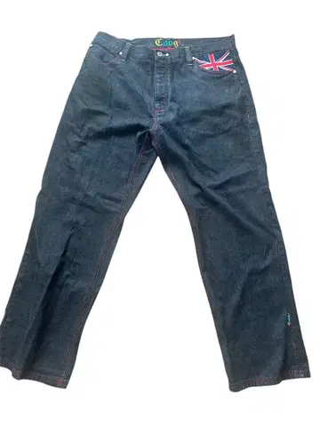 Coogi 블랙 데님 팬츠 레어