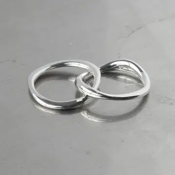 [ 익명 배송 ] SILVER925 2 반지 e.m.