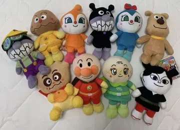 호빵맨 봉제 인형 세트 10체