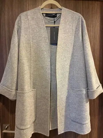 ZARA 리버 울 코트 미사용 택 포함