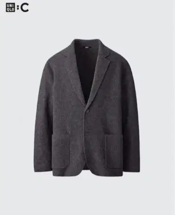 [ UNIQLO:C ] 니트 자켓 DARK GRAY M