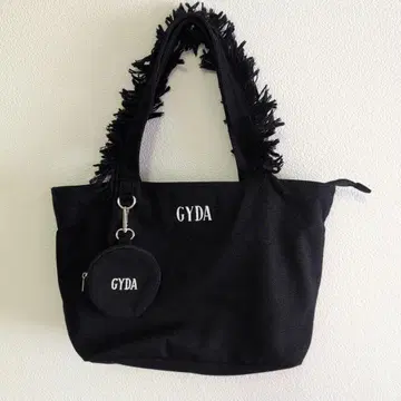 GYDA 프린지 블랙 토트백