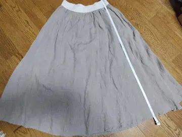 오닐 오브 더블린 린넨 스윙 스커트 플레어 베이지