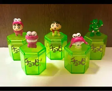 크레용 신짱 초코비 케이스 가챠 전 5종 컴플리트
