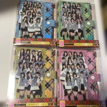 AKB48 바인더 노트 4개 컴플리트 세트