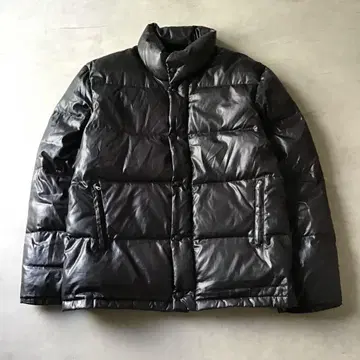 [ 레어 ] penfield 펜필드 다운 자켓 블랙 광택 자수
