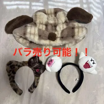 유니버셜 머리띠 햇 키티 레오파드 무늬 테레사 스누피