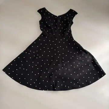 JILLSTUART 원피스 파티 드레스 도트 경사 드레스 블랙